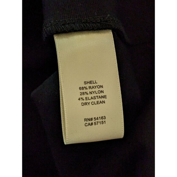 Eliza J Womens 4 Short Dress Stretch Sheath Cap Sleeve Black Office Career Work - Picture 4 of 4